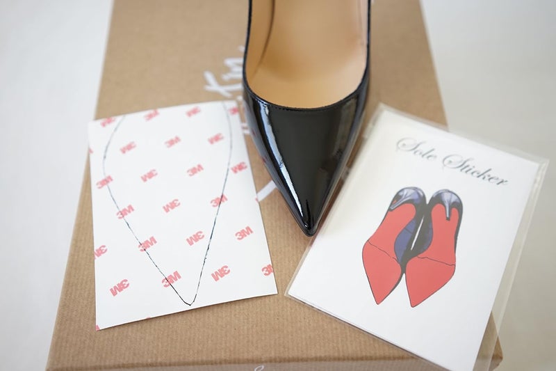 CoveredSole Sole Sticker - Crystal Clear 3M Sole Protector for Christian Louboutin Heels - Image 3